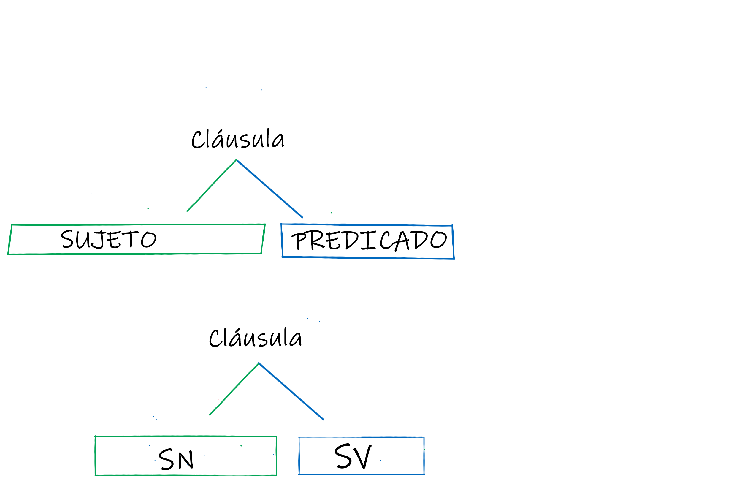 Análisis funcional y categorial de la cláusula básica. 